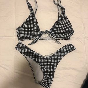 gingham bikini
